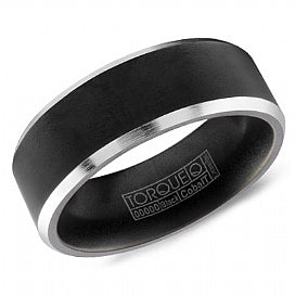 Torque Black Cobalt Wedding Band.