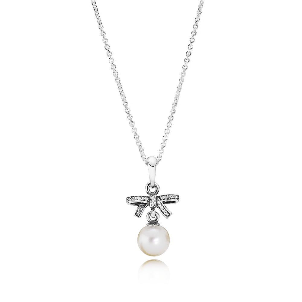 Delicate Sentiments, White Pearl Clear CZ – Graziella Fine Jewellery