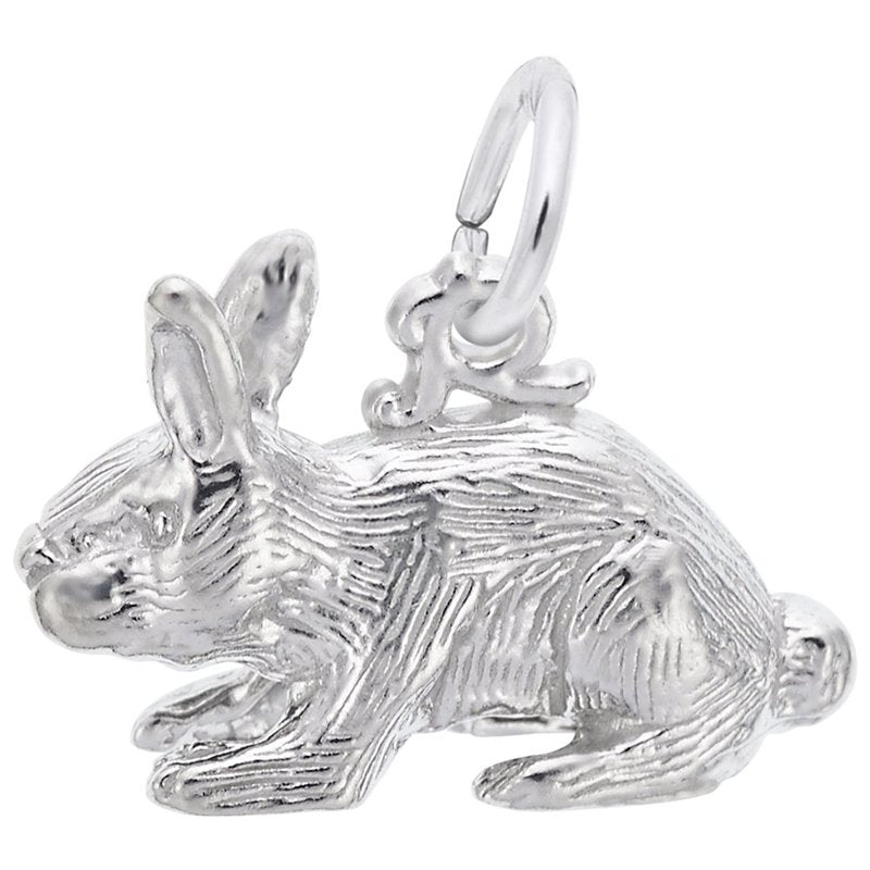 Rembrandt Sterling Silver Rabbit Charm.