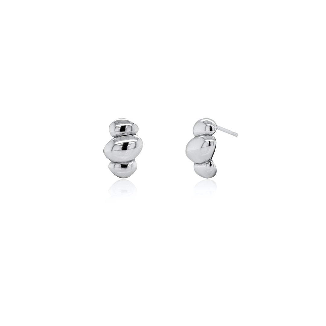 Sterling Silver Trio Bubbles Stud Earrings.
Dimensions: 12.3 x .8.1