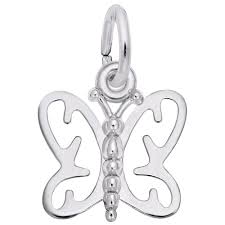 Rembrandt Sterling Silver Butterfly Charm.