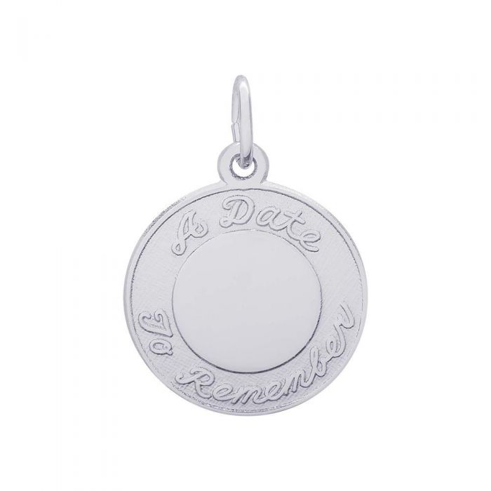 Rembrandt Sterling Silver 'A Date to Remember' Charm.
