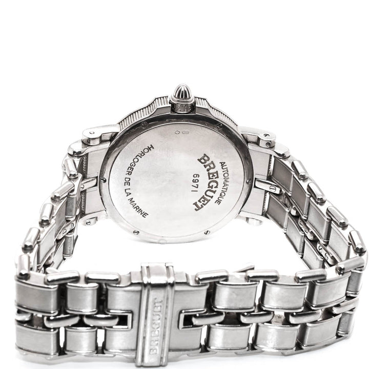 Pre-Owned Breguet Marine Solid 18KT White Gold 34mm Automatic Watch.