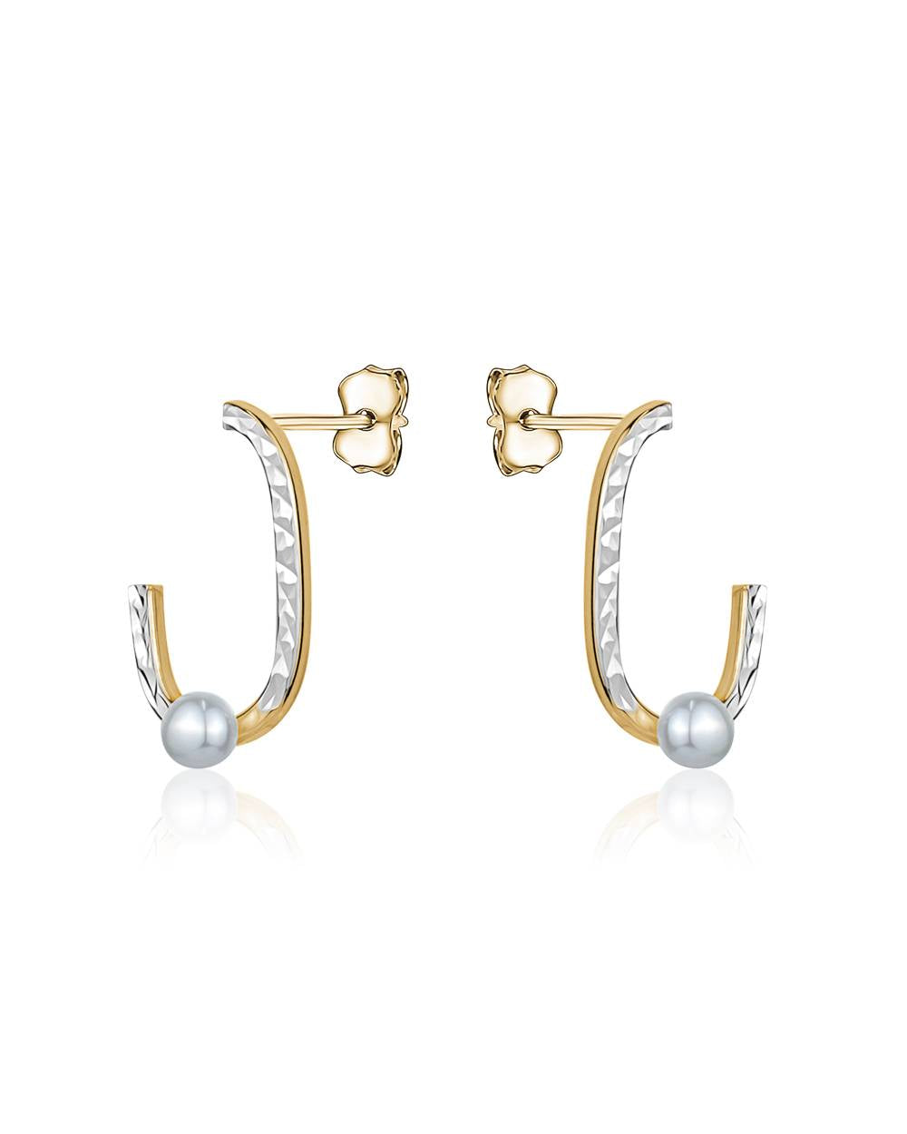 Larus Sterling silver Pearl Drop Earrings.