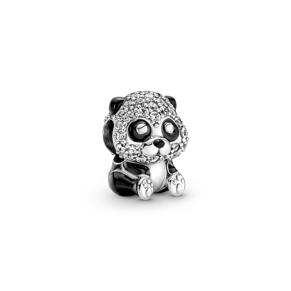 Sparkling Cute Panda Charm