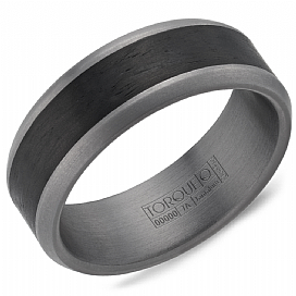 Torque & Tantalum Wedding Band.