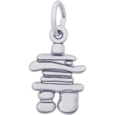 Rembrandt Sterling Silver Inukskuk Small Charm.