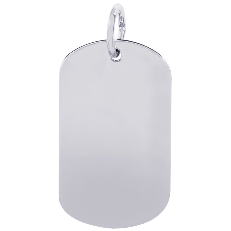 Rembrandt Sterling Silver Dog Tag.