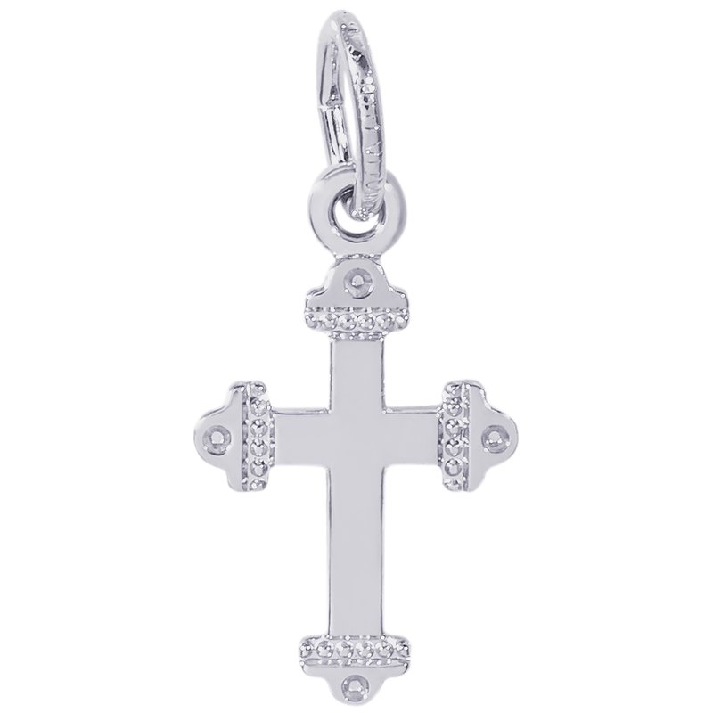 Rembrandt Sterling Silver Cross Charm.