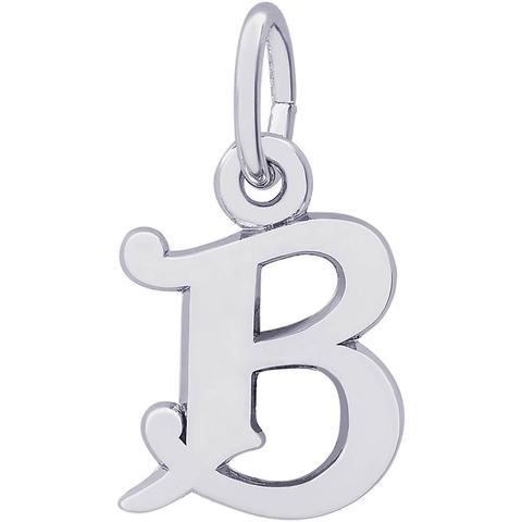 Rembrandt Sterling Silver Initial B charm.