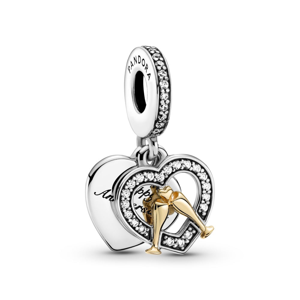 TT Happy Anniversary Dangle Charm
