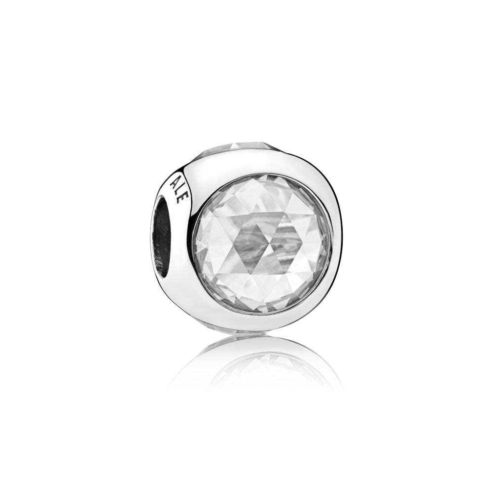 Pink radiant shop droplet charm