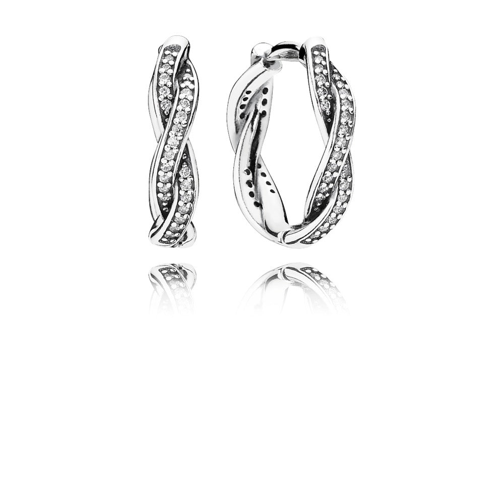 Pandora twist of fate earrings deals