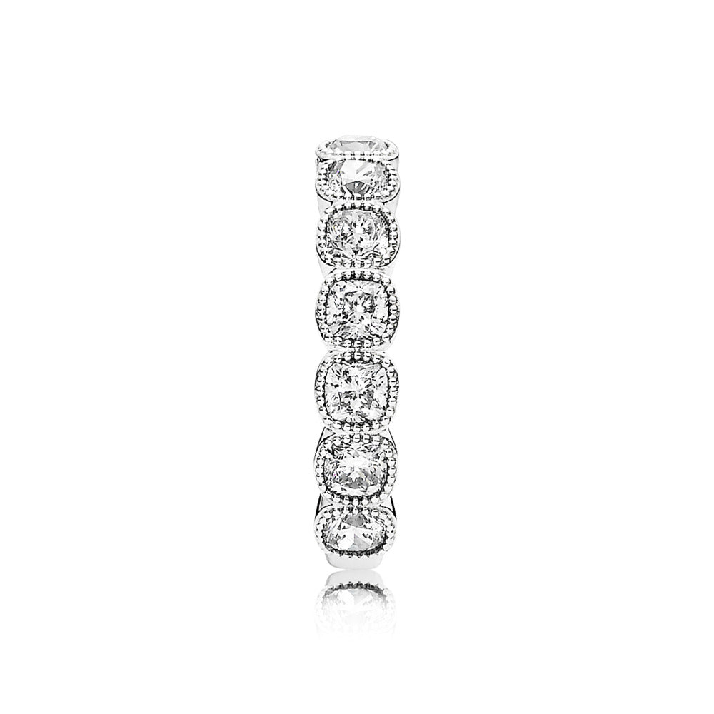 Alluring Cushion, Clear CZ