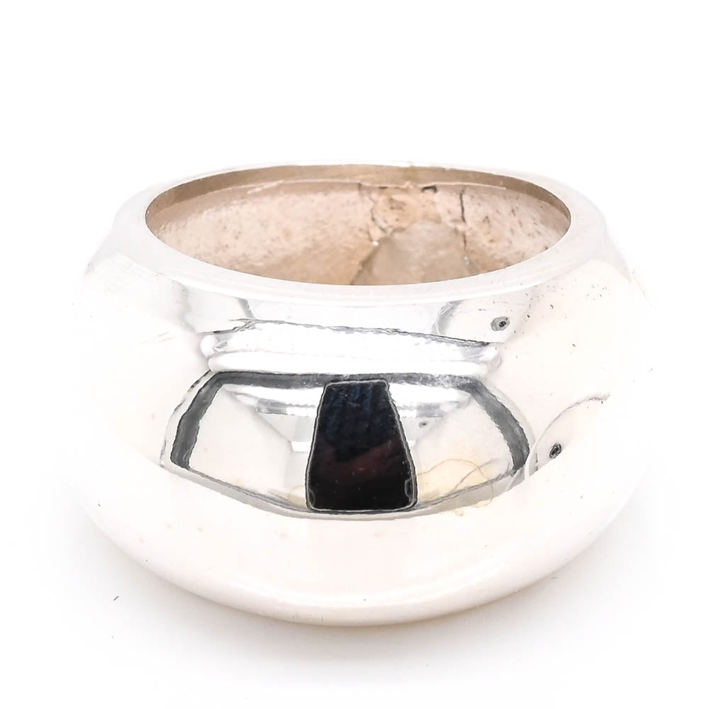 Sterling Silver Big Dome Ring.