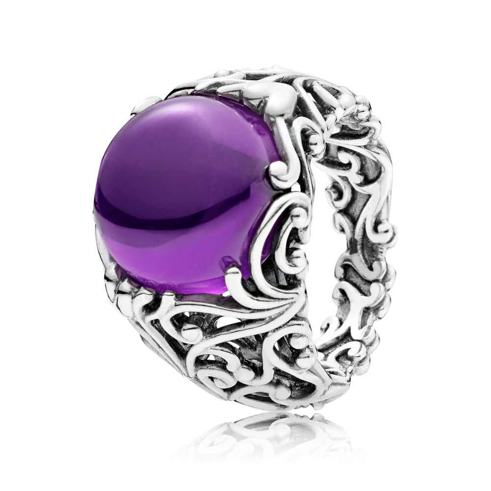 Regal Dazzling Beauty, Purple CZ – Graziella Fine Jewellery