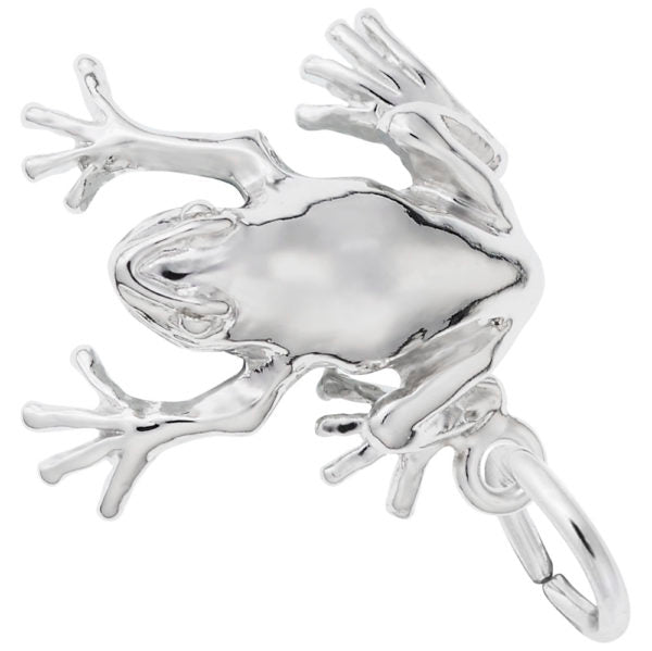 Rembrandt Sterling Silver New Frog Charm.