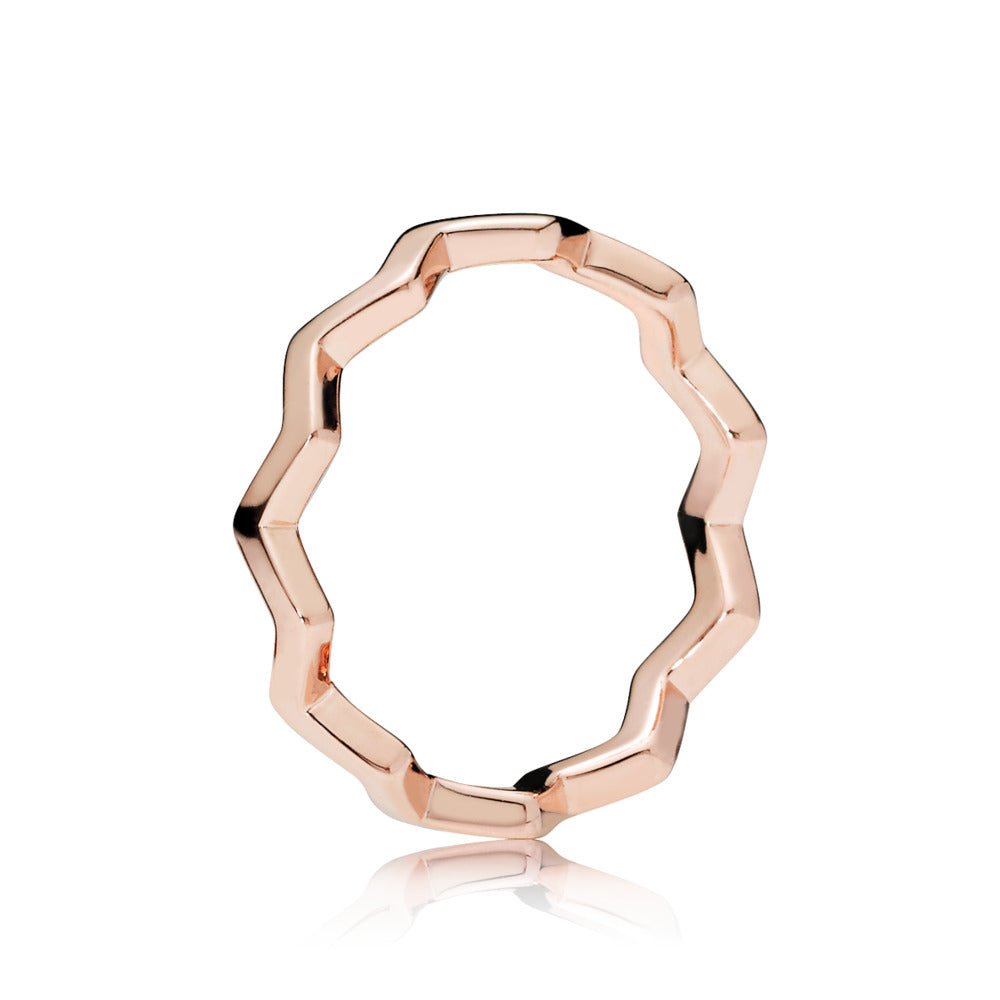 Polished Zigzag Ring