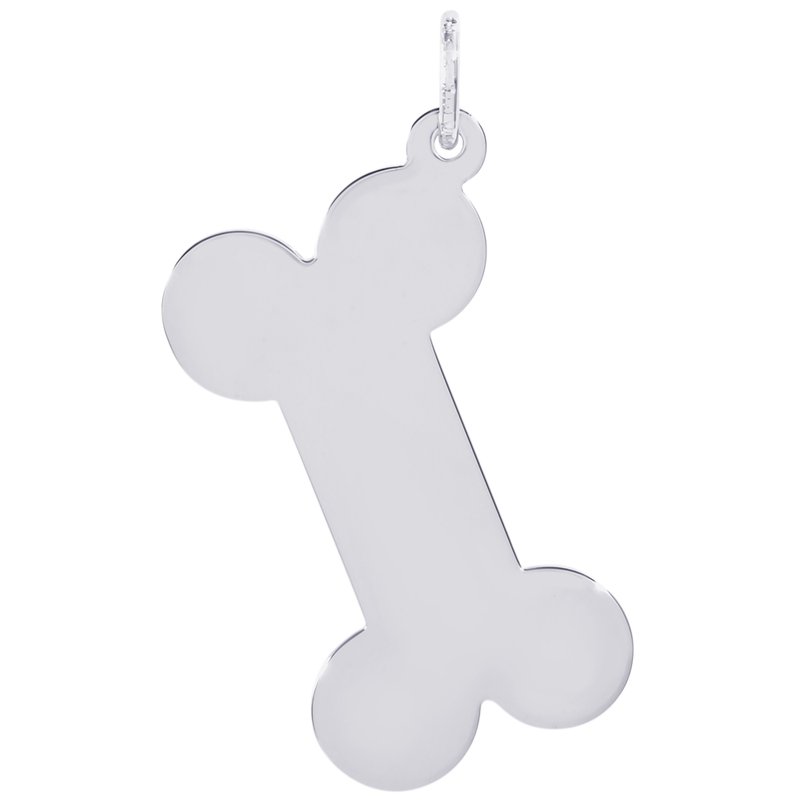 Rembrandt Sterling Silver Dog Bone Charm.