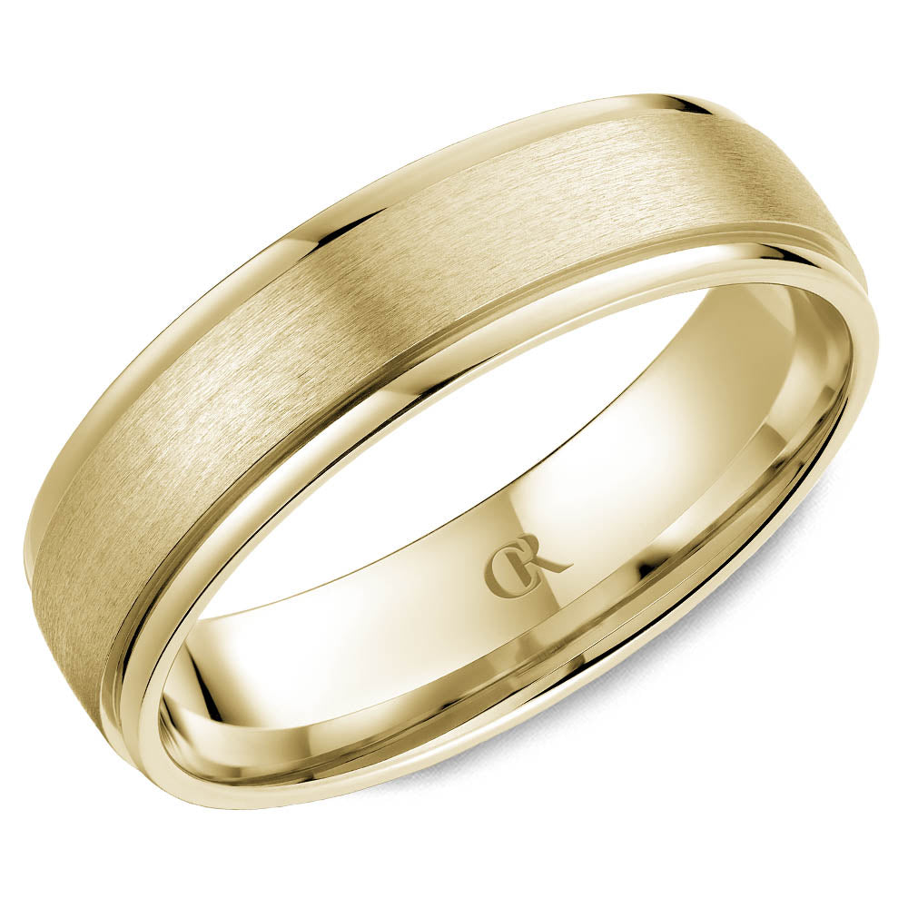 CR Collection 10KT Yellow Gold Wedding Band.