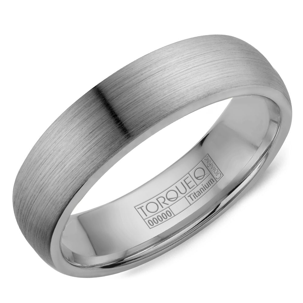 Torque Titatinum Grey Ring.