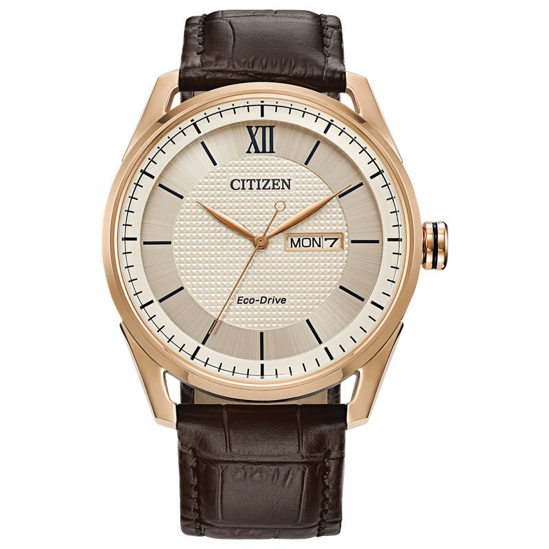 Citizen Clssic 42mm Eco-Drive Watch. AW0082-01A