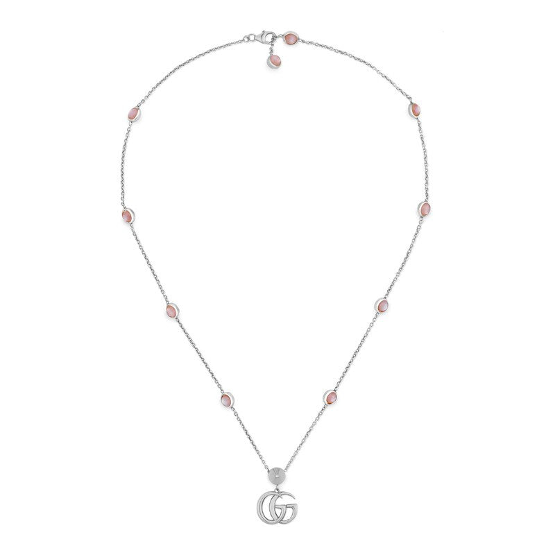 Gucci gg necklace silver clearance