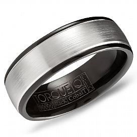 Torque Black Cobalt Wedding Band.
