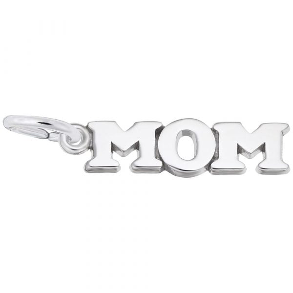 Rembrandt Sterling Silver Mom Charm.