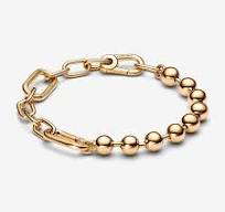 Pandora ME Metal Bead & Link Chain Bracelet