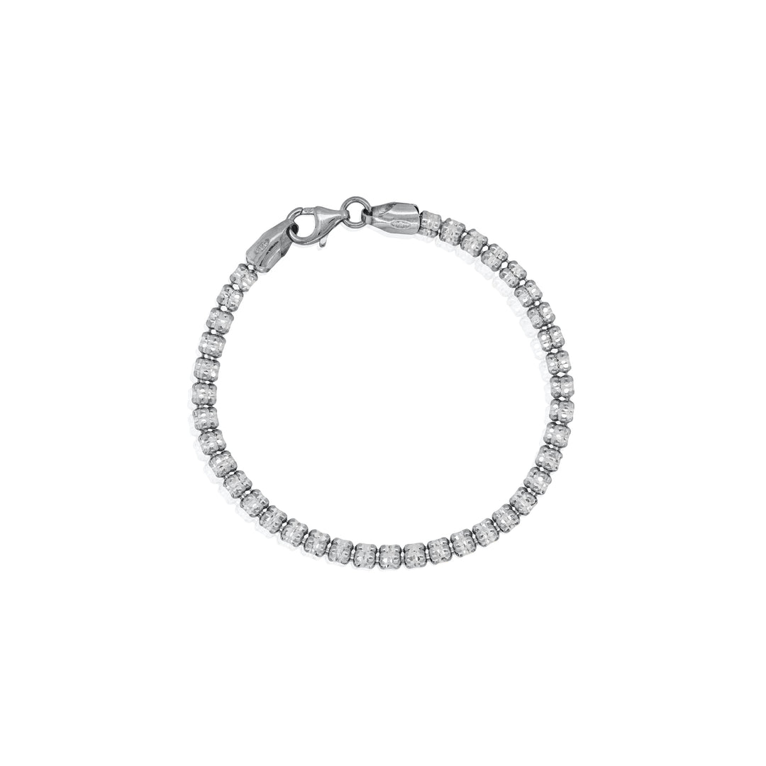 Sterling Silver 8.5" 3.9mm Fancy Ice Chain