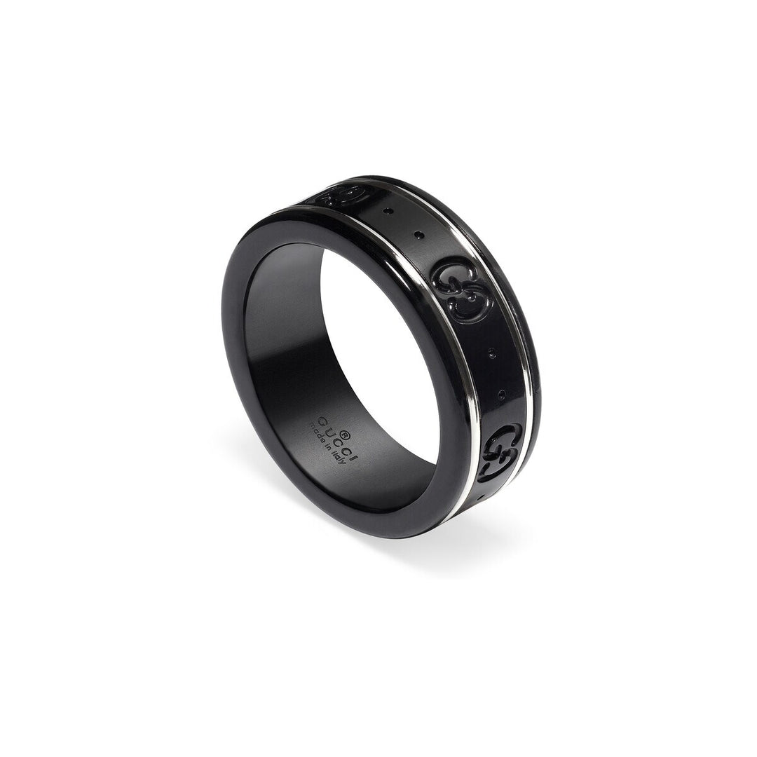 18KT White Gold 7mm Icon Ring.