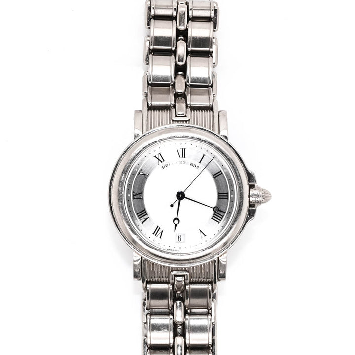 Pre-Owned Breguet Marine Solid 18KT White Gold 34mm Automatic Watch.