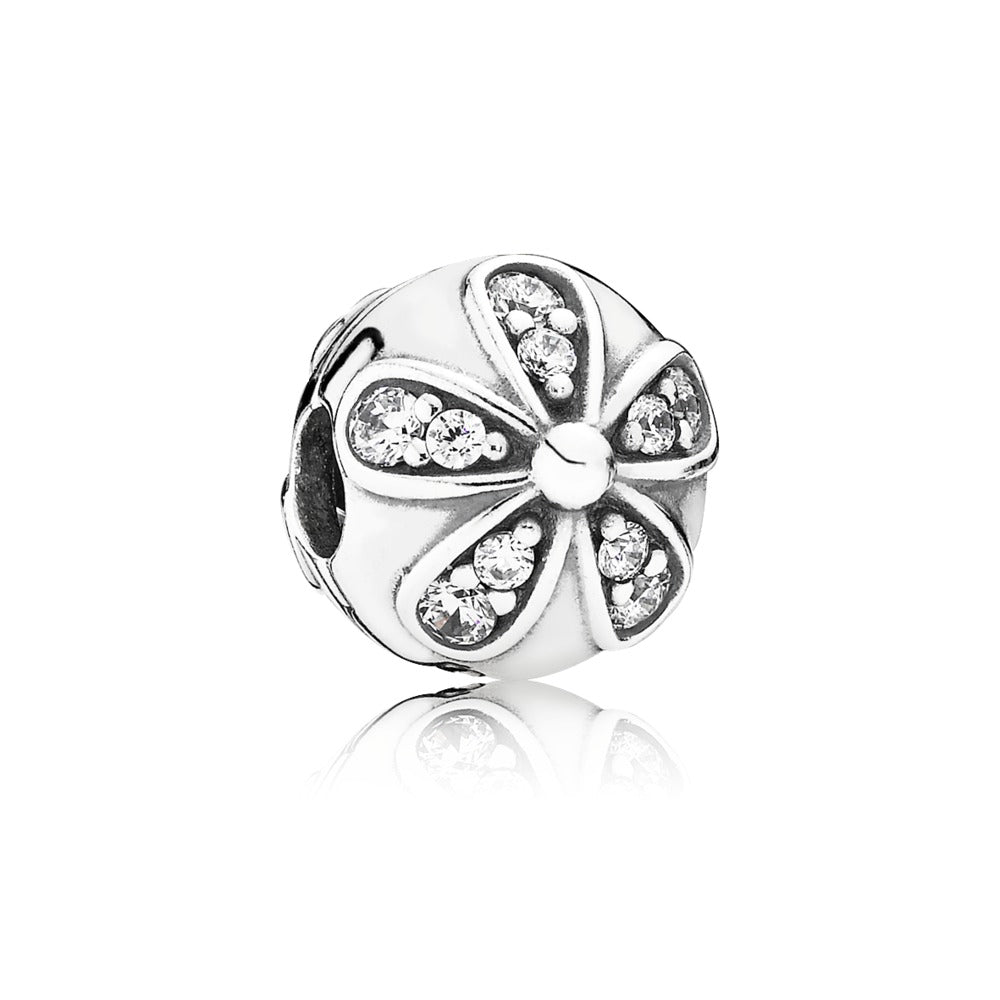 dazzling daisies, clear cz