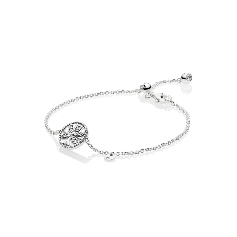 Sparkling Family Tree Slider Bracelet