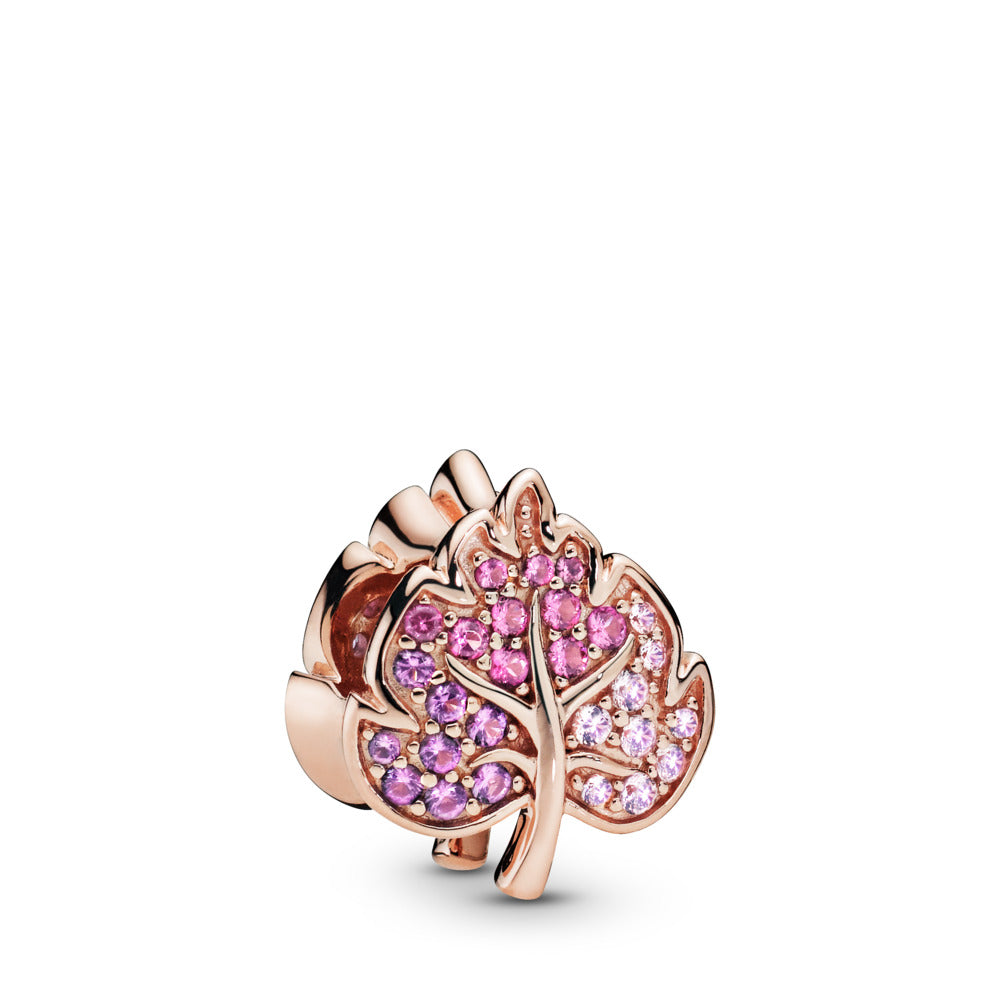 Pandora Sparkling PaveLeaf Charm