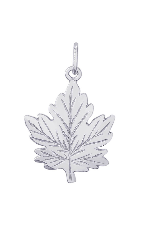 Rembrandt Sterling Silver Maple Leaf Charm.