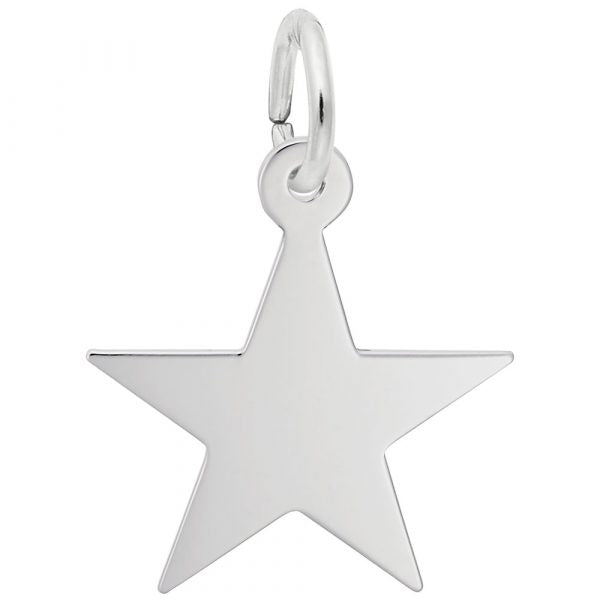 Rembrandt Sterling Silver Star Charm.