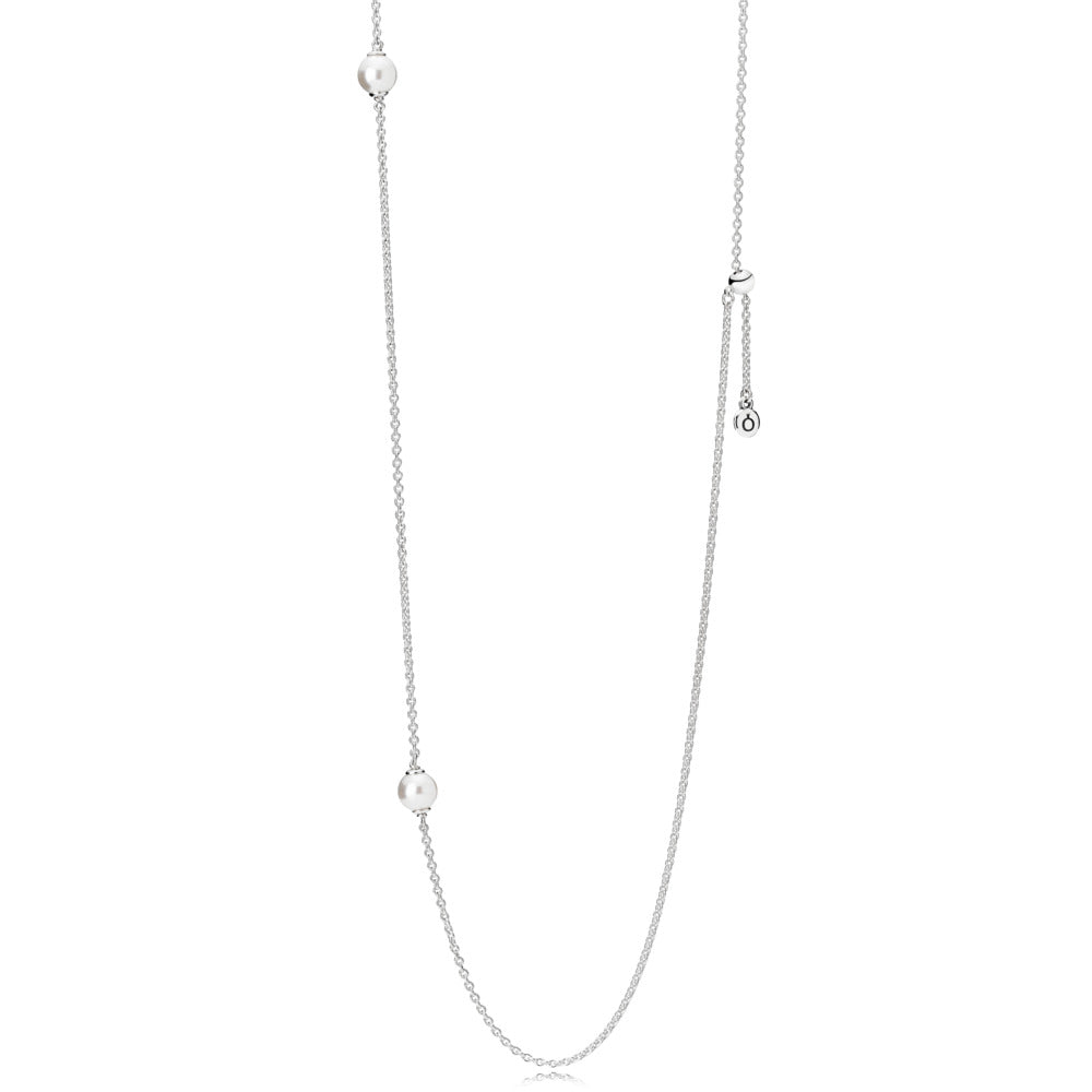 Luminous Dainty Droplets, White Crystal Pearls