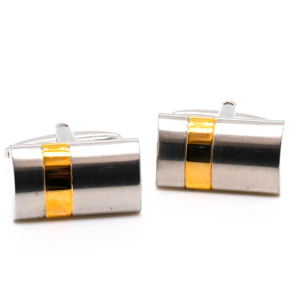 Webber Stainless Steel Cufflinks.