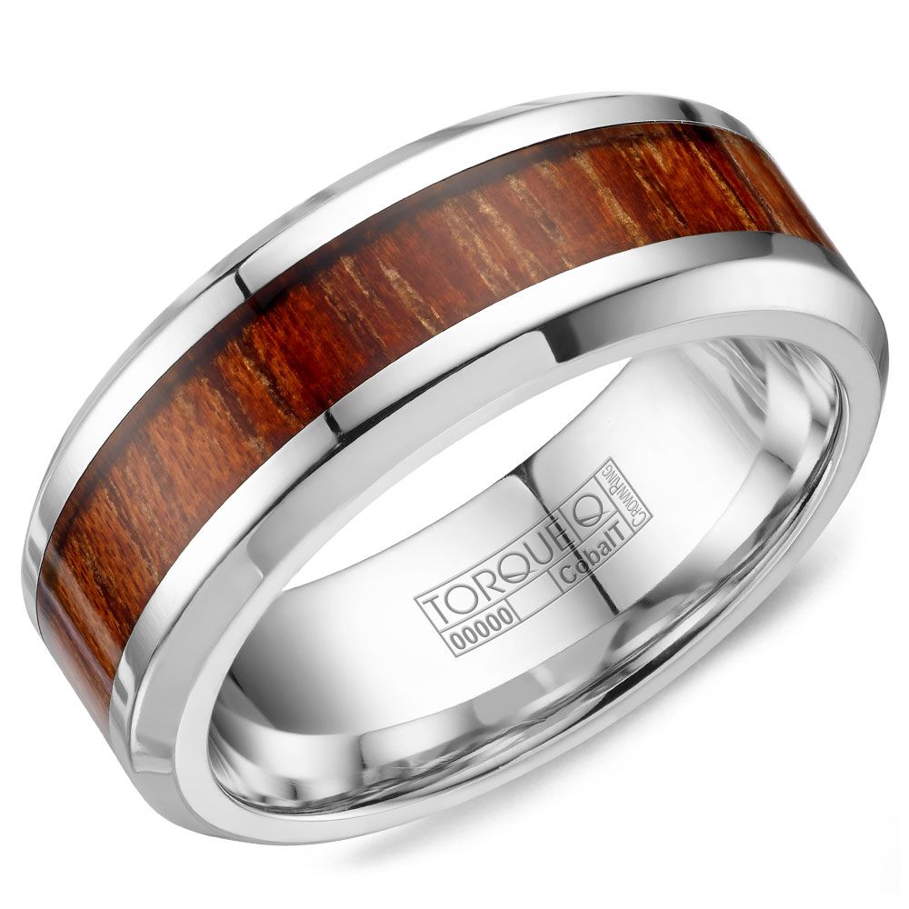 Torque Cobalt with Wood Inlay Ring.