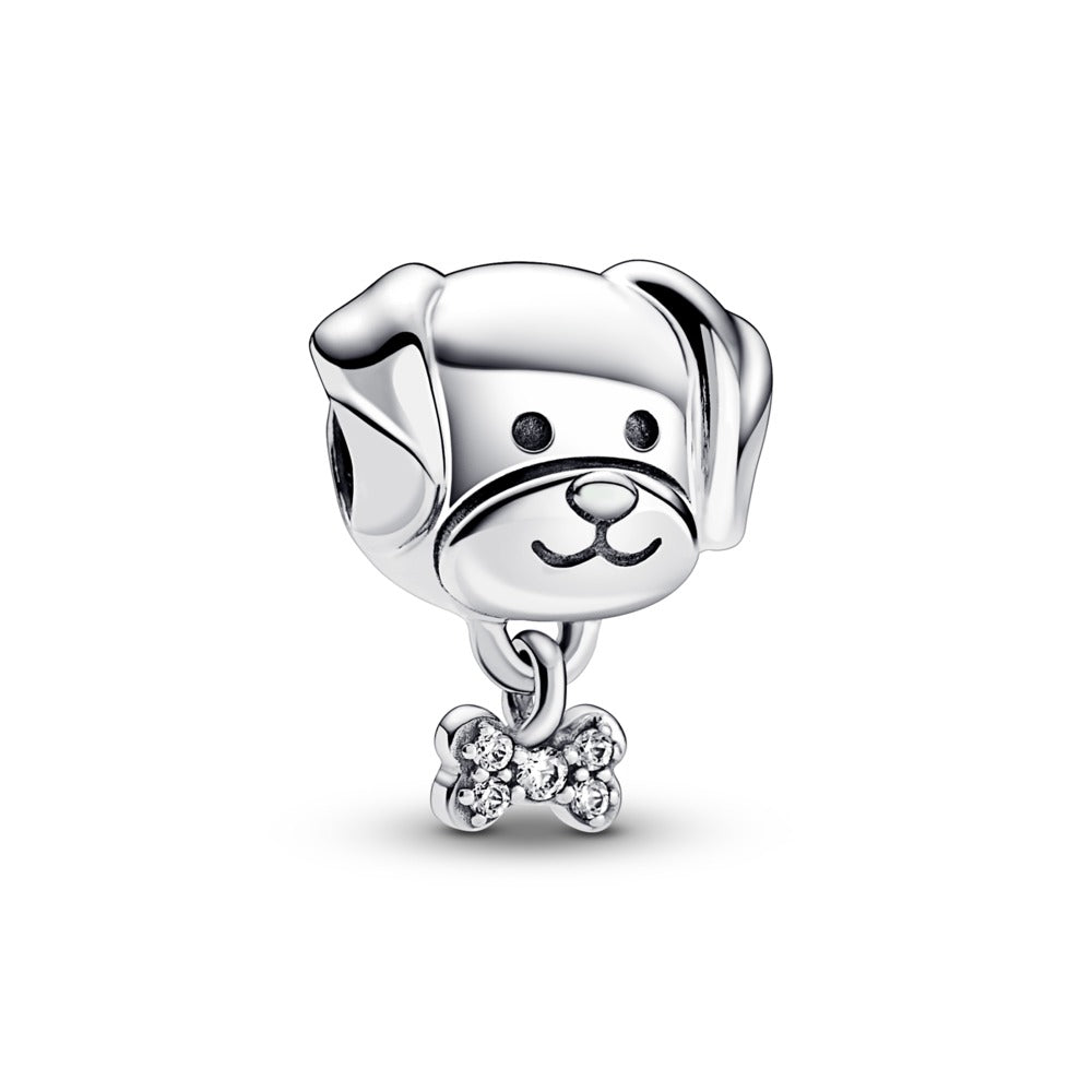 Pet Dog and Bone Charm