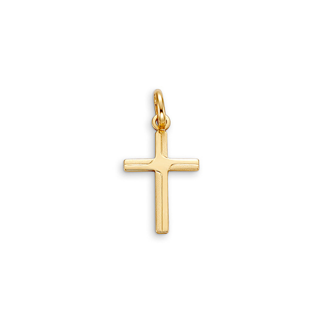 Bella 'Faith' 10KT Yellow Gold Cross Pendant.