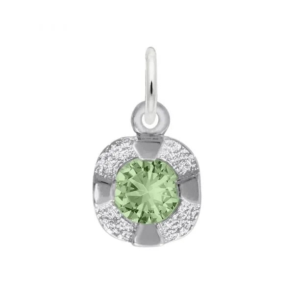 Rembrandt Sterling Silver Petite birthstone Aug.