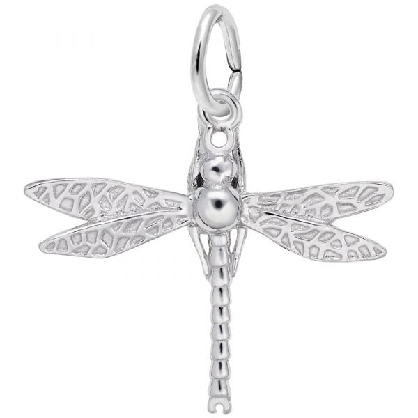 Rembrandt Sterling Silver Dragonfly Charm.