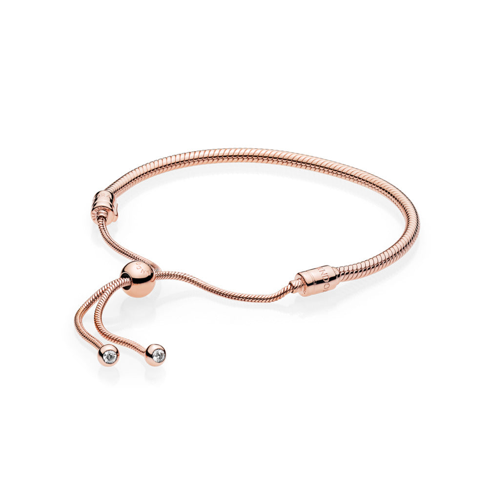 Pandora Moments Snake Chain Slider Bracelet