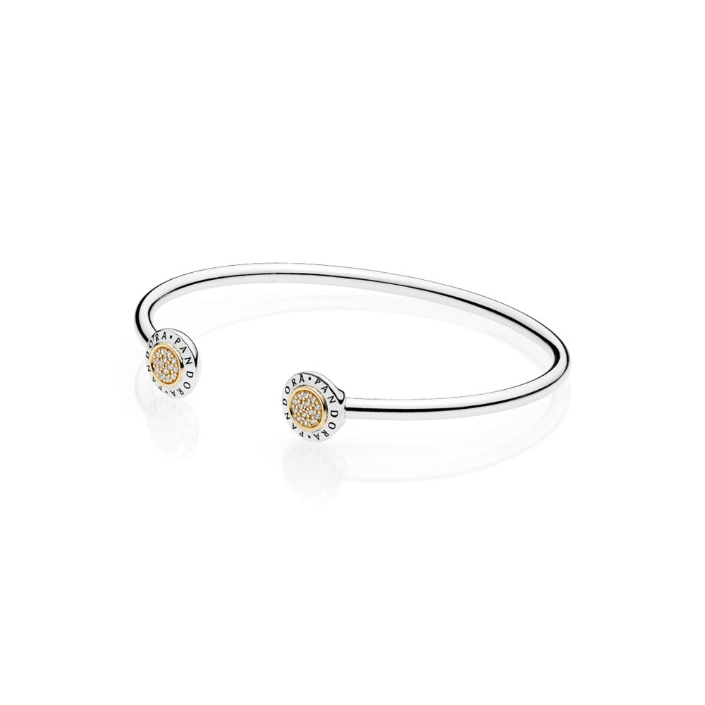 PANDORA Signature Bangle Clear CZ