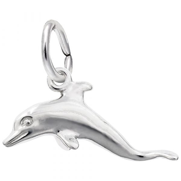 Rembrandt Sterling Silver Dolphin Charm.
