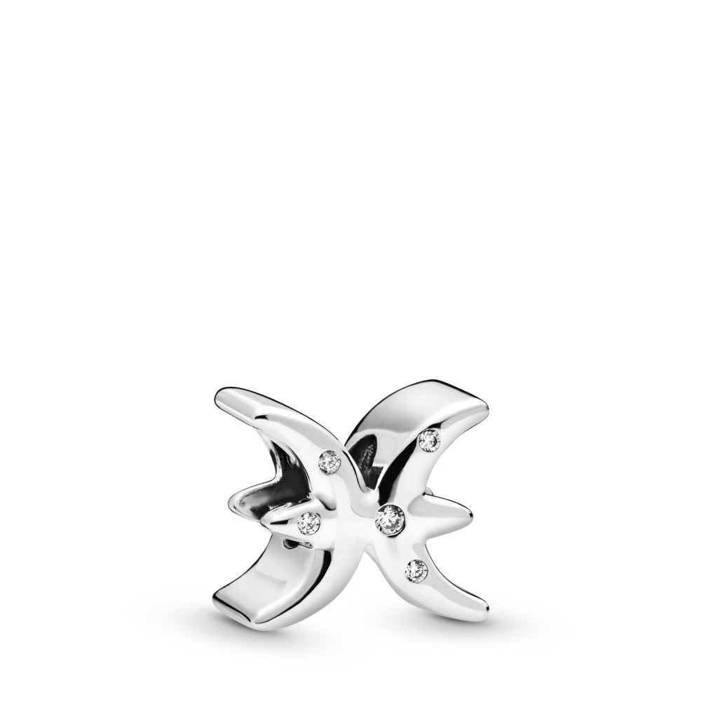 Sparkling Pisces Zodiac Charm