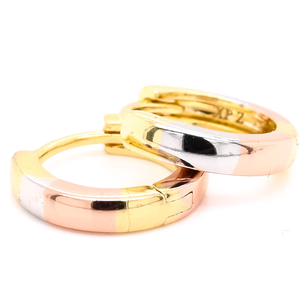 Sterling Silver 12mm Huggie Earrings.